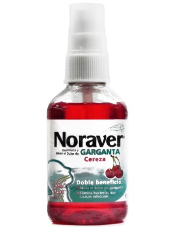 NORAVER GARGANTA X 120 ML CEREZA