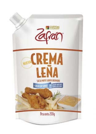 SALSA ZAFRAN X 200 GR CREMA LEÑA