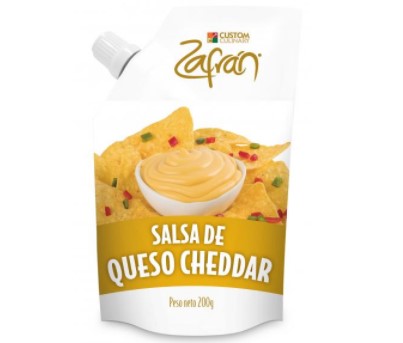 SALSA ZAFRAN X 200 GR QUESO CHEDDAR