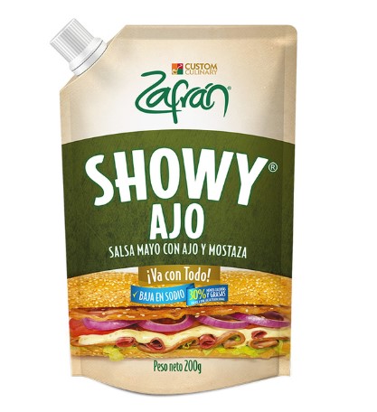 SALSA ZAFRAN X 200 GR SHOWY AJO