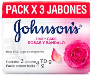 JABON BARRA J&J X 110 GR DAILY CARE ORIGINAL