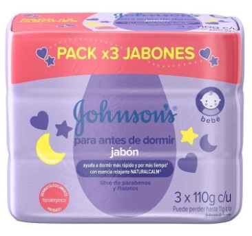 JABON BARRA J&J X 110 GR BB ANTES  DORMIR