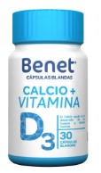CAPSULAS BENET CALCIO & VITAMINA X 30 U