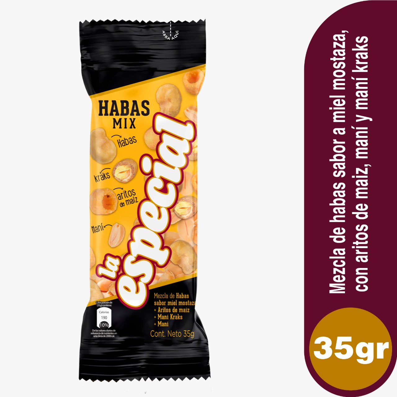 PASABOCA ESPECIAL HABAS MIX X 35 GR