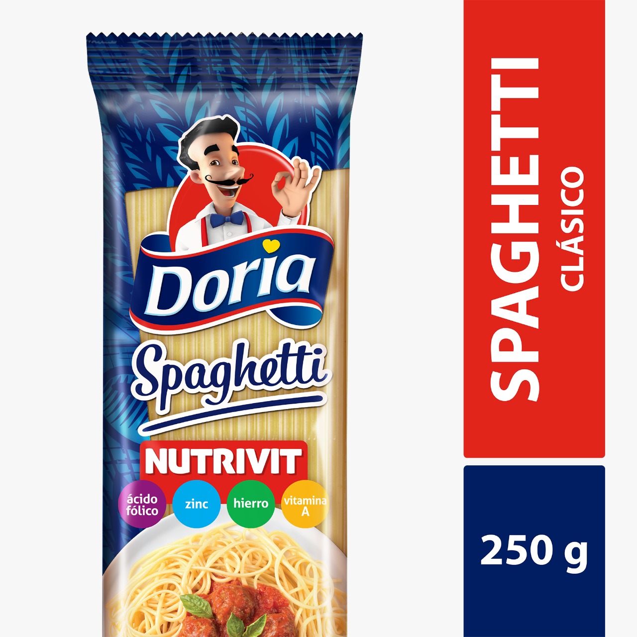 PASTA DORIA X 250 GR SPAGUETIS