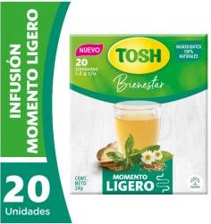 AROMATICA TOSH X 20 U 24G MOMENTO LIGERO