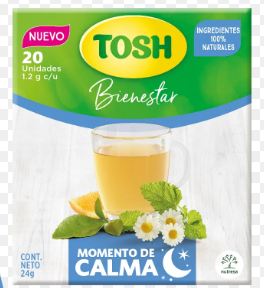 AROMATICA TOSH X 20 U 24G MOMENTO DE CALMA