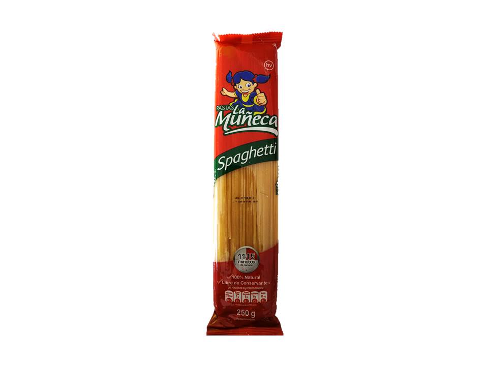 PASTA LA MUÑECA X 250 GR SPAGUETTIS