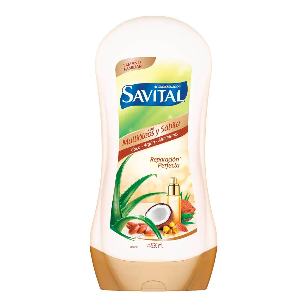 ACONDICIONADOR SAVITAL X 530/490 ML MULTIOLEOS Y SABILA