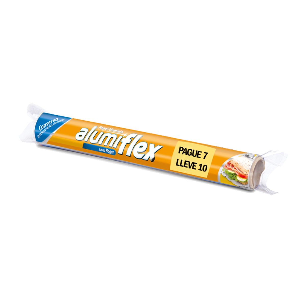 PAPEL ALUMINIO REALPACK/ALUMIFLEX RPTO X 7 MTS