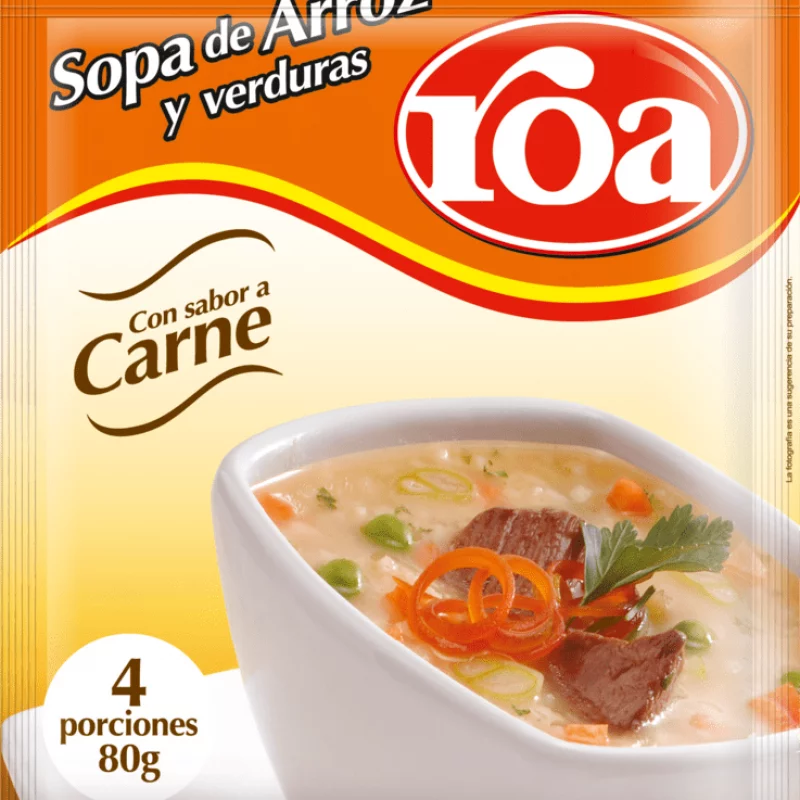 SOPA ROA CARNE X 80 GR