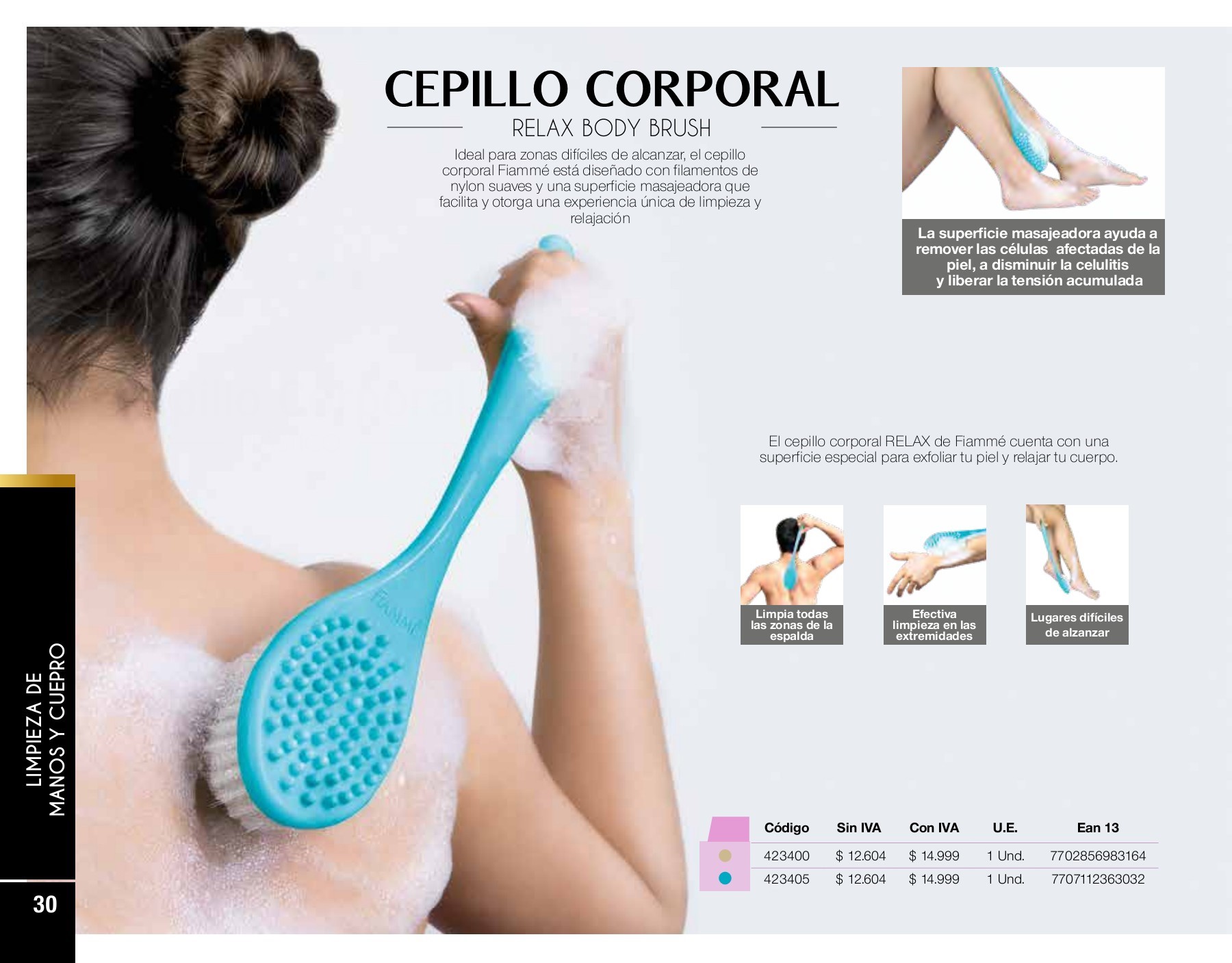 CEPILLO CORPORAL RELAX FIAMME