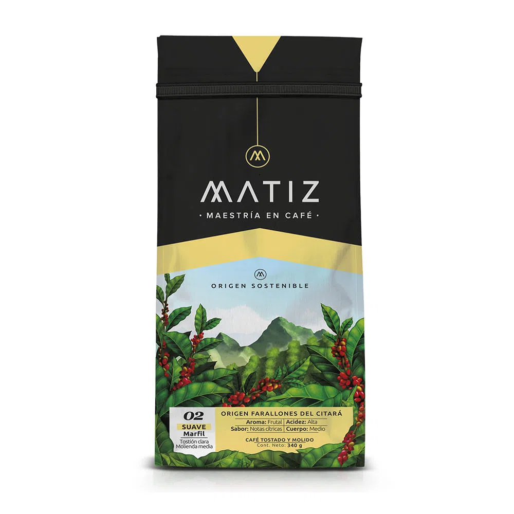CAFE MATIZ MARFIL MOLIDO X 340 GR