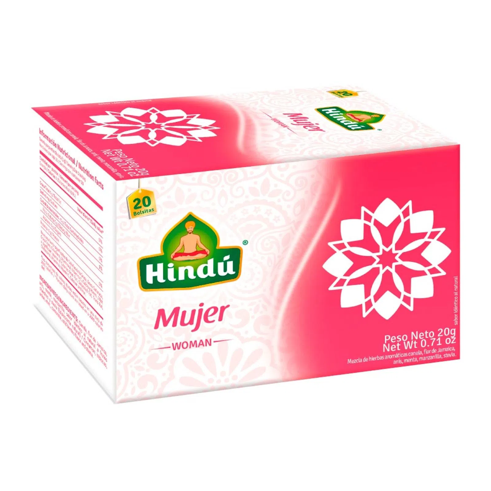 INFUSION SALUDABLE HINDU X 20 SB 20 GR MUJER