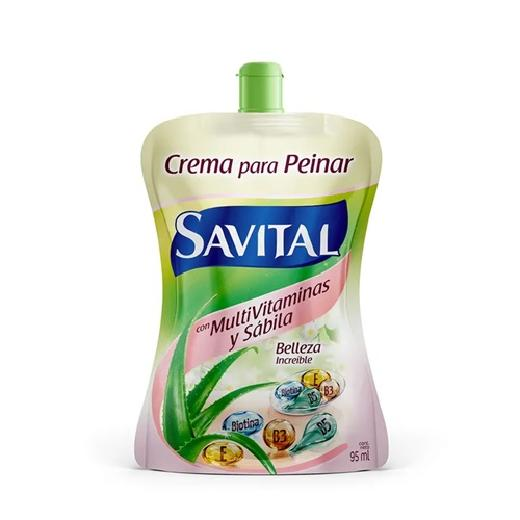 CREMA PEINAR SAVITAL X 90 ML  MULTIVITAMINAS