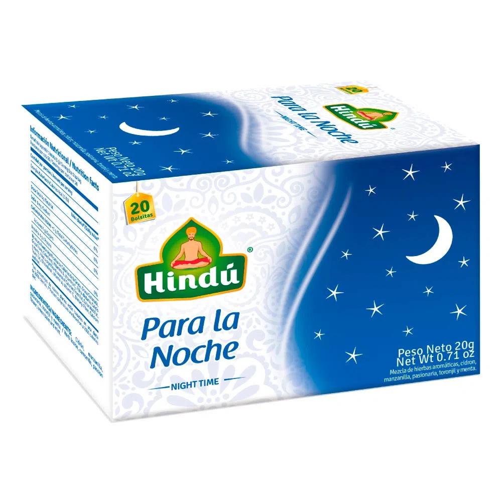 INFUSION SALUDABLE HINDU X 20 BS 20 GR NOCHE