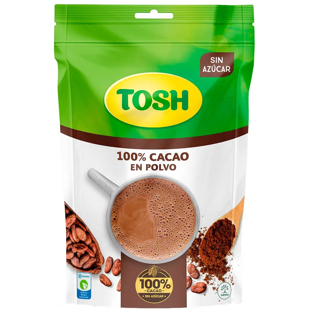 BEBIDA TOSH100% CACAO x200 GR