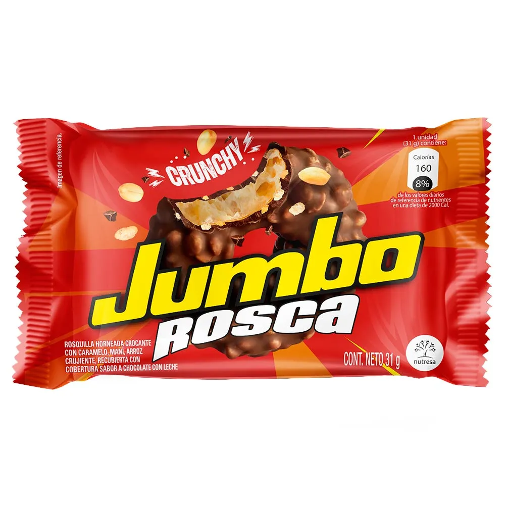 CHOCOLATINA JUMBO ROSCA X 31 GR