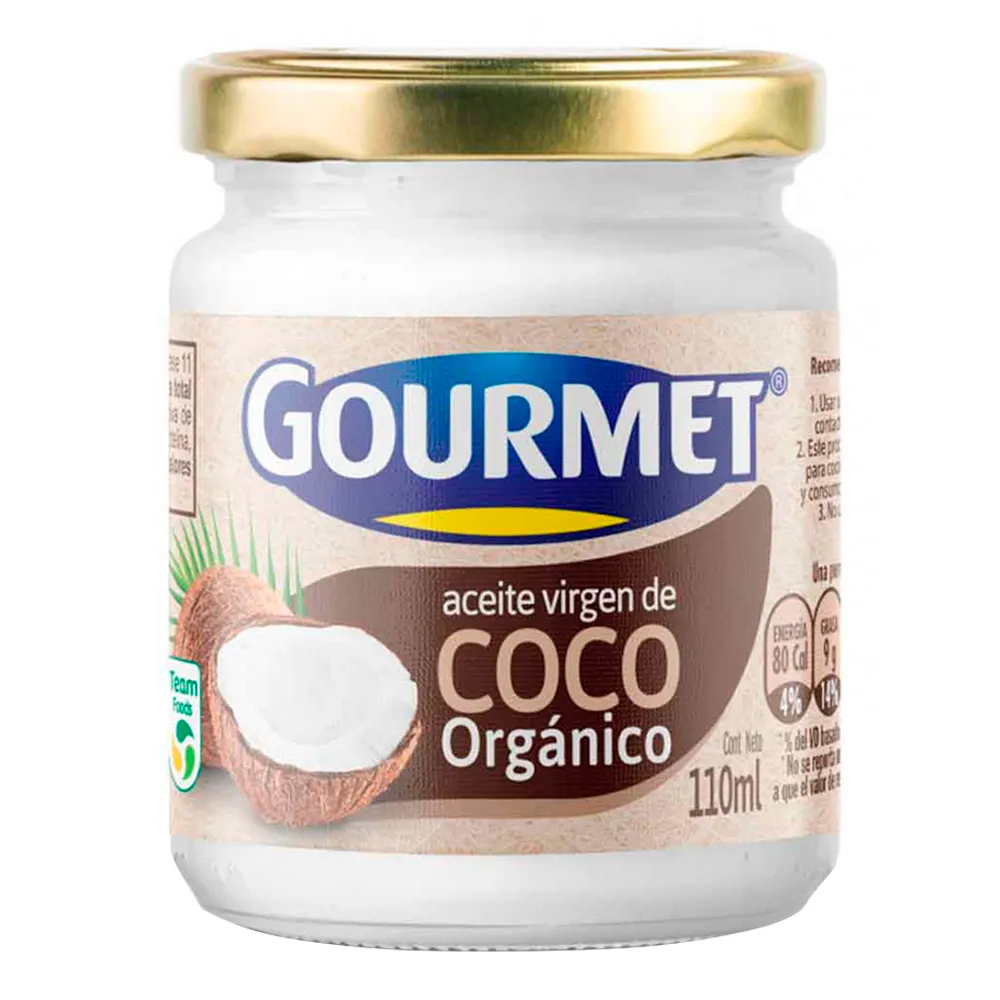 ACEITE GOURMET VIRGEN COCO X 110 / 150 ML ORGANICO