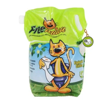 ARENA PARA GATOS FREEMIAU X 4 KILOS CITRICO