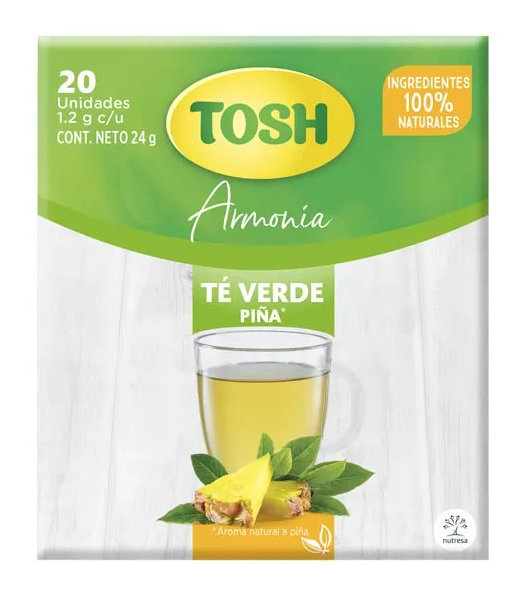 TE TOSH VERDE PIÑA X 20SOB