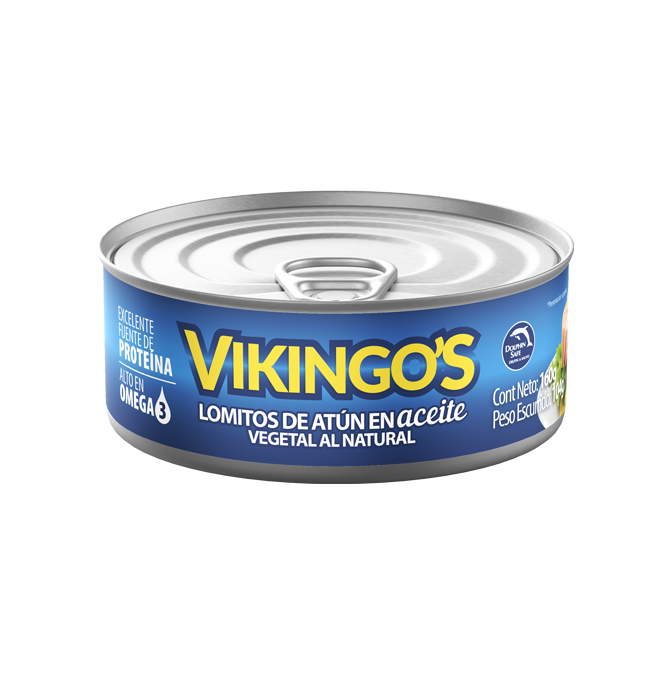 ATUN VIKINGOS LOMO ACEITE OLIVA X 160 GR