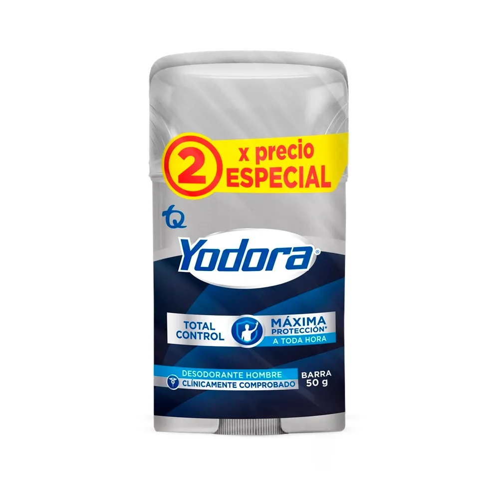 DESS YODORA X 50 GR BAR TOTAL CONTROL