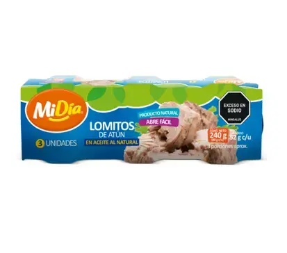 ATUN MI DIA LOMITO ACEITE DUO X 80 GR