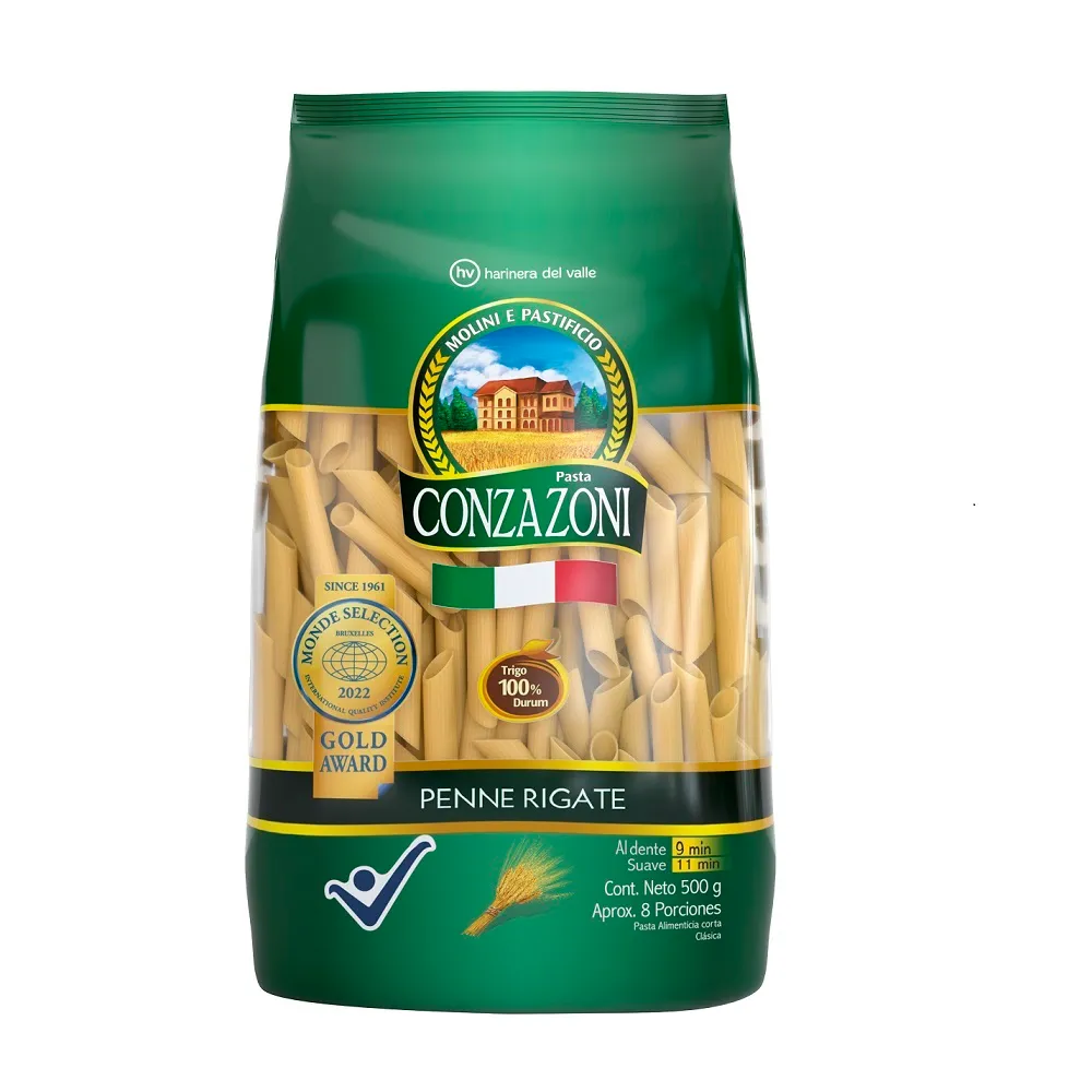 PASTA CONZAZONI PENNE RIGATE X 500 GR