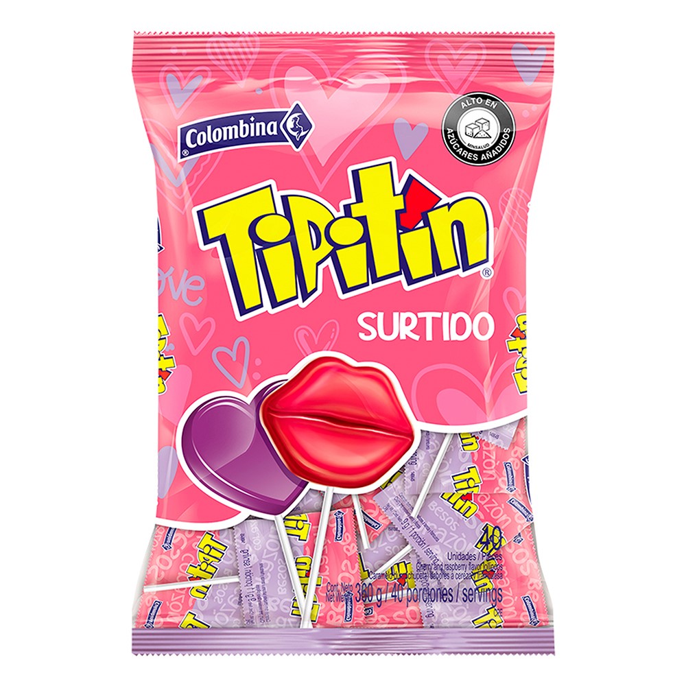 CHUPETA TIPITIN X 40 UN SURTIDO