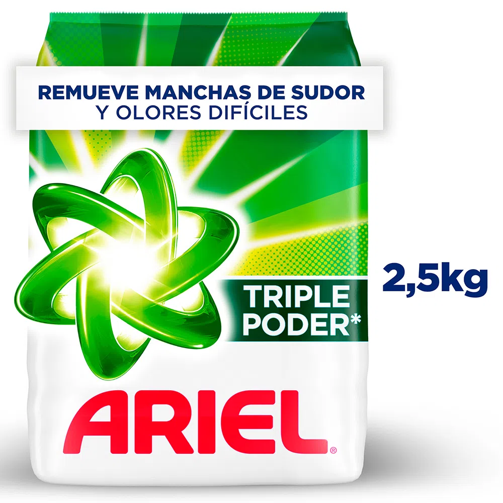DETERGENTE ARIEL REGUL X 2500 GR