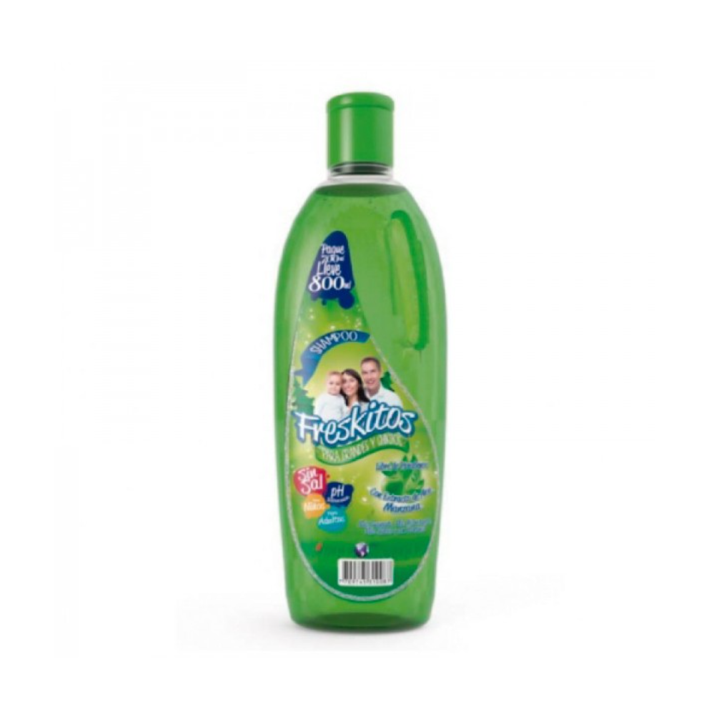 SHAMPOO FRESKITOS X 800 ML ALOE Y MANZANA