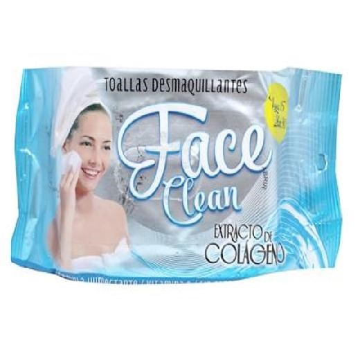 TOALLITA DESMAQ FACE CLEAN X 30 U COLAGENO