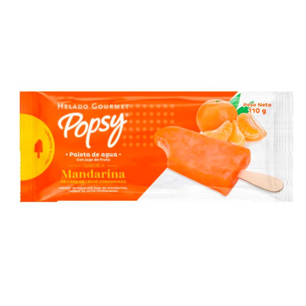 HELADO POPSY PALETA AGUA MANDARINA NIEVE