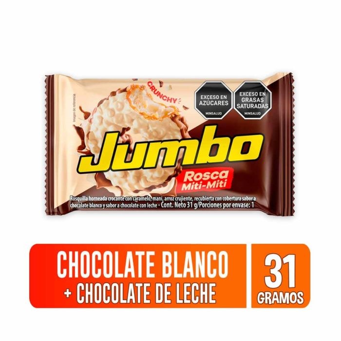 CHOCOLATINA JUMBO ROSCA MITI MITI X 31 GR