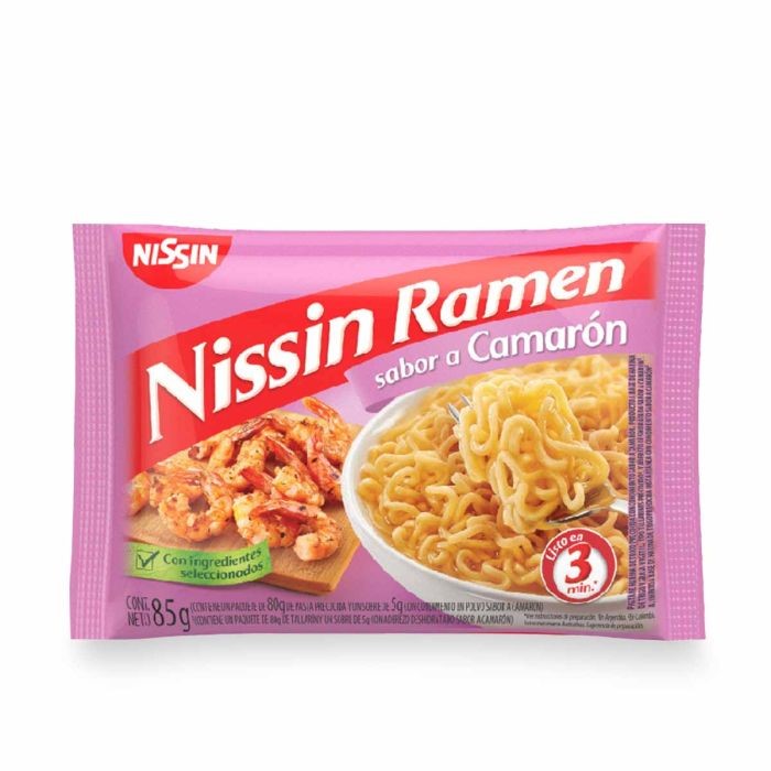 SOPA NISSIN RAMEN X 85 GR CAMARON