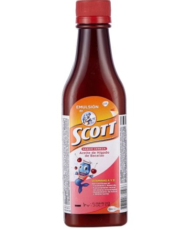 EMULSION SCOTT X 180 ML CEREZA ROJA