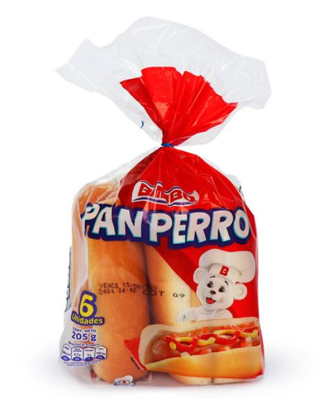 PAN PERRO BIMBO X 6P 205G