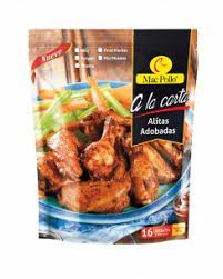 ALITAS ADOBADAS BBQ X 900 GR MAC POLLO