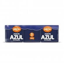 JABON BARRA AZUL MI DIA X 3 UND 900 GR