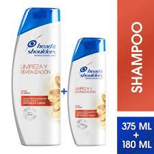 SHAMPOO H&S X 375 ML + 180 ML ACEITE DE ARGAN