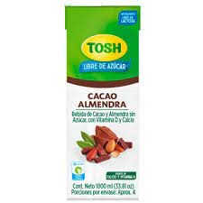 BEBIDA TOSH X 1000 ML ALMENDRA CACAO  CJ