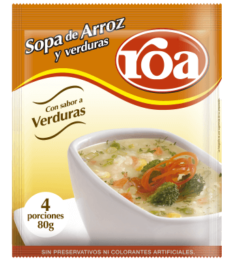 SOPA ROA VEGETALES X 80 GR