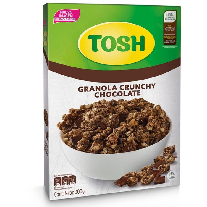 GRANOLA TOSH X 300 GR CJ CHOCOLATE