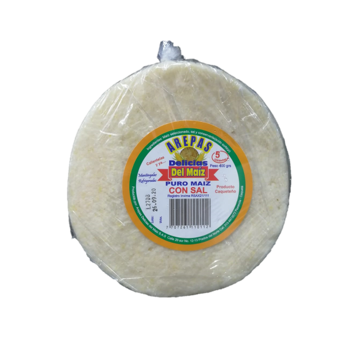 AREPA DELIMAIZ CON SAL X 5U 350 GRS
