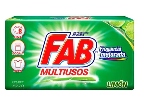 JABON BARRA FAB X 300 GR LIMON