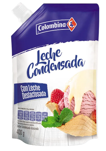 LECHE CONDENSADA COLOMBINA X 400 GR