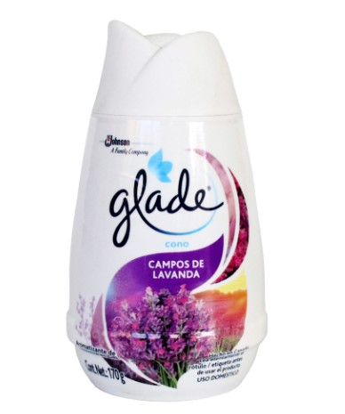 AMBIENTADOR GLADE CONO/CUBO X 170/180 GR LAVANDA