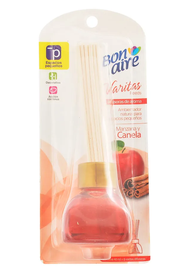 AMBIENTADOR BON AIRE VARITAS X 40 ML MANZANA CANELA
