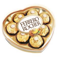 CHOCOLATINA ROCHER CORAZON X 8U 100 GR